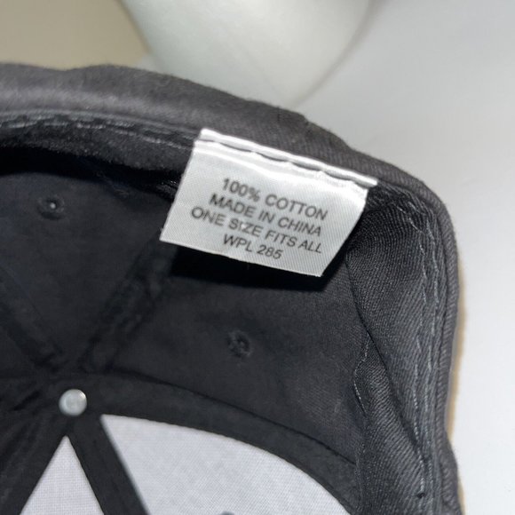 Jack Daniels Whiskey Brand Hat Cap Embroidered Black Strap back Adjustable - Picture 6 of 7